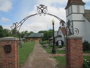 Gate to historic village
